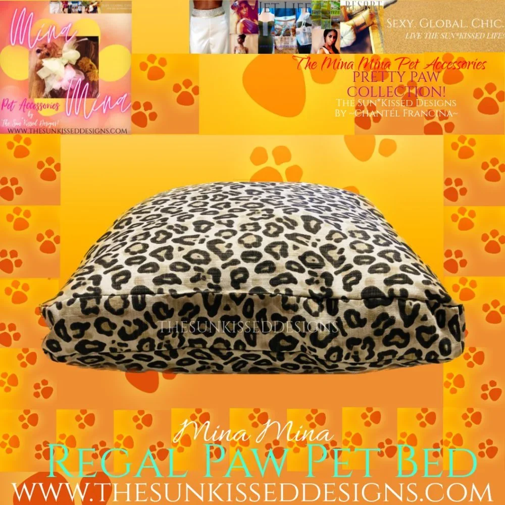 2 Mina Mina Regal Paw Pet Beds By~The Sun*Kissed Designs